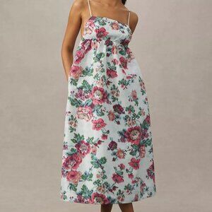 Rebundle for stanleygurl NWT Anthropologie BHLDN SophiaApron Jacquard Midi Dress